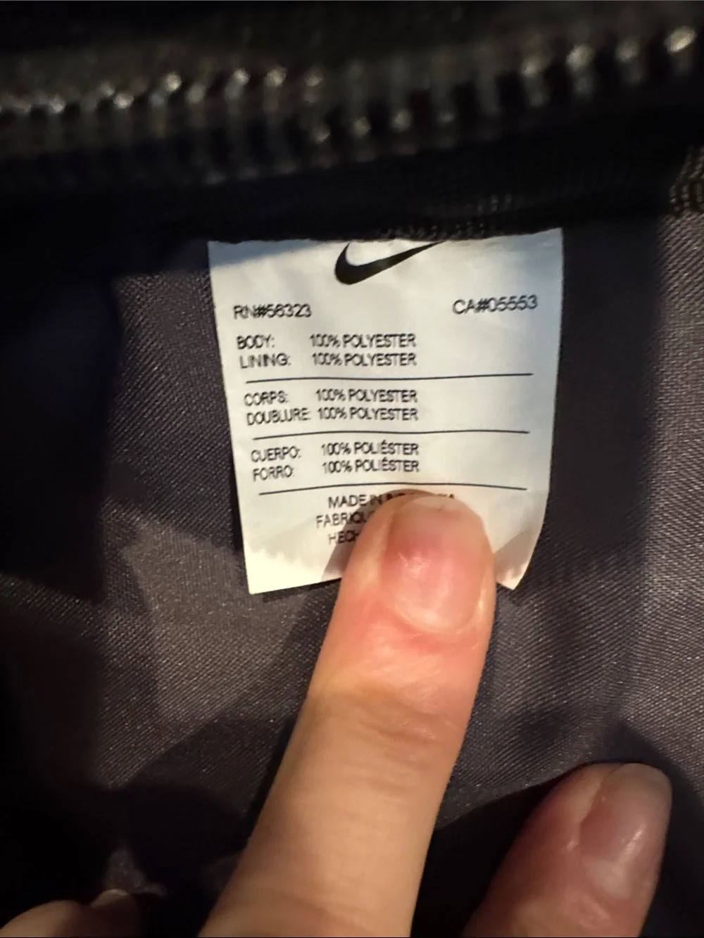 Nike Black Swoosh Backpack - mini